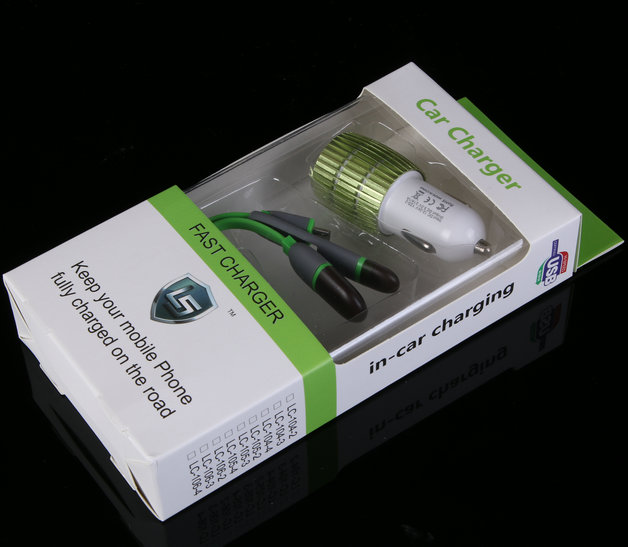 车载手机充电器套装双usb一拖二车充汽车小电器汽车用品细节图
