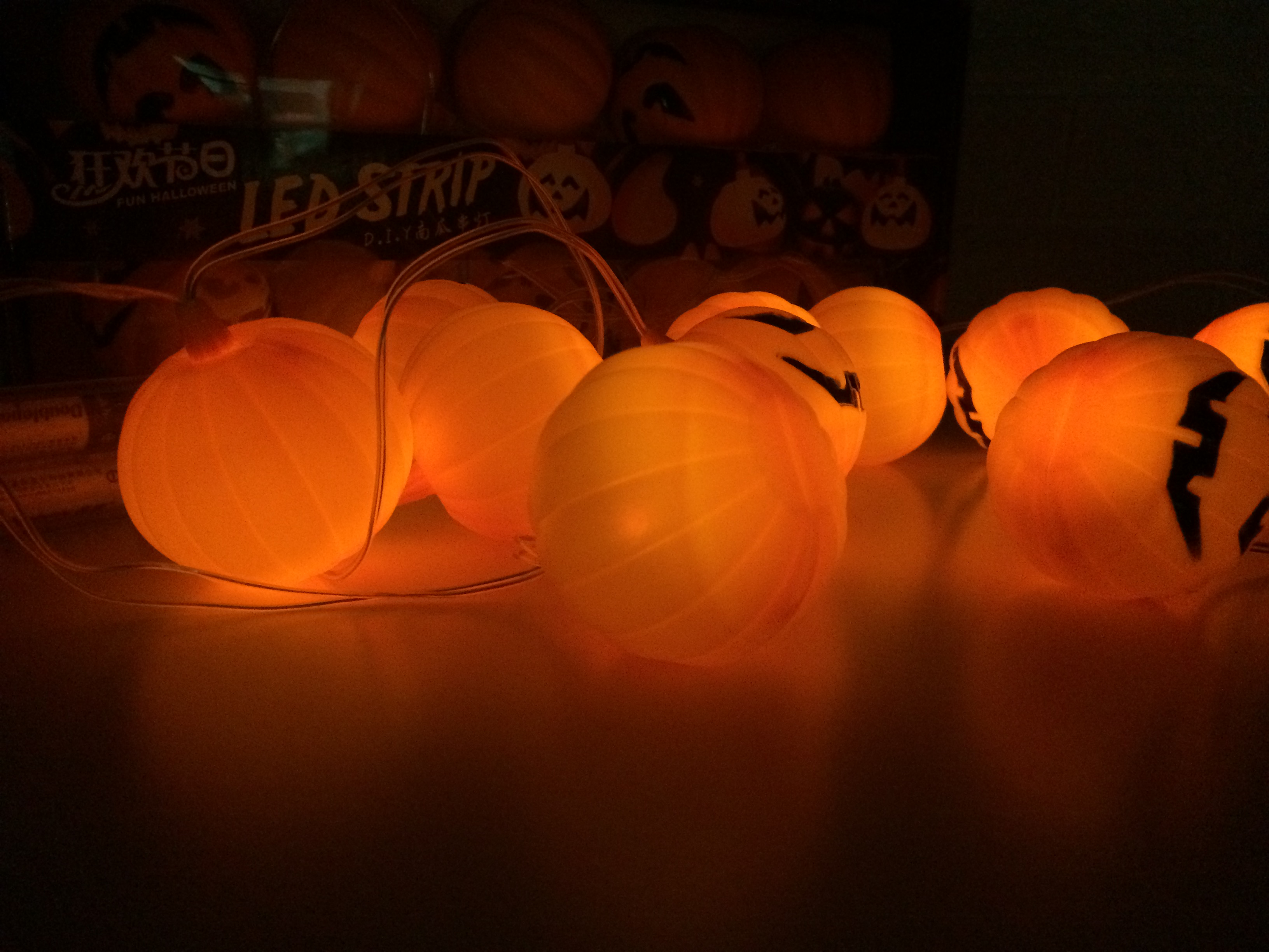 万圣节 南瓜灯串 万圣节南瓜灯 HALLOWEEN产品图