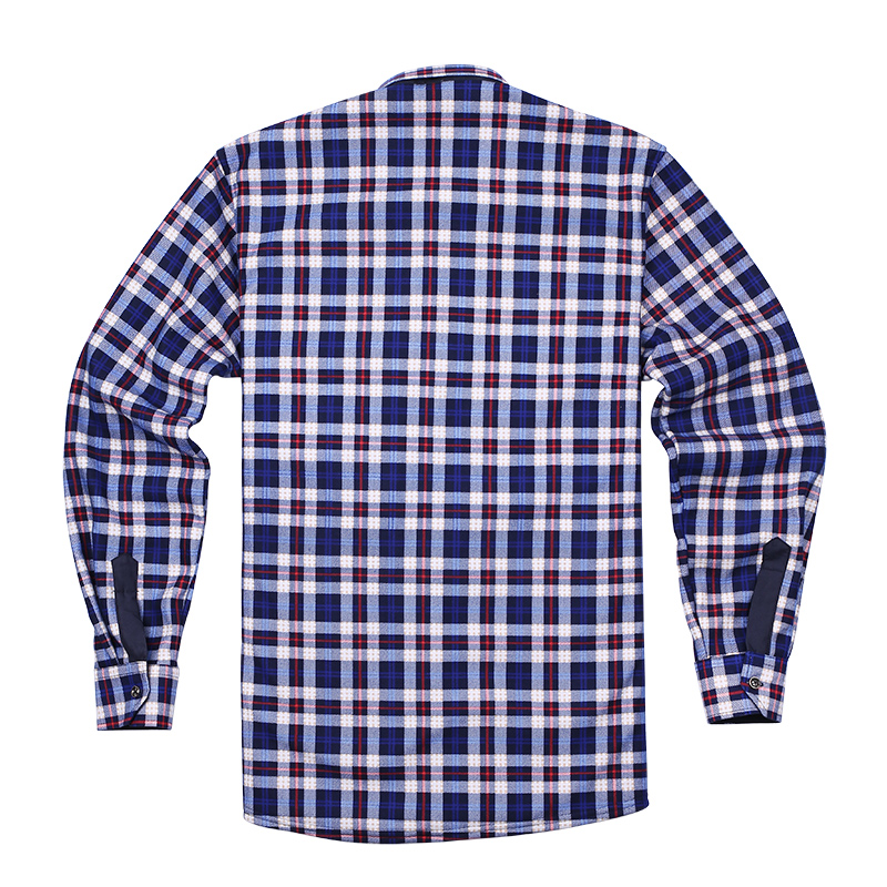 The men's warm shirt is thickened and fleece for warmth and thickness details Picture