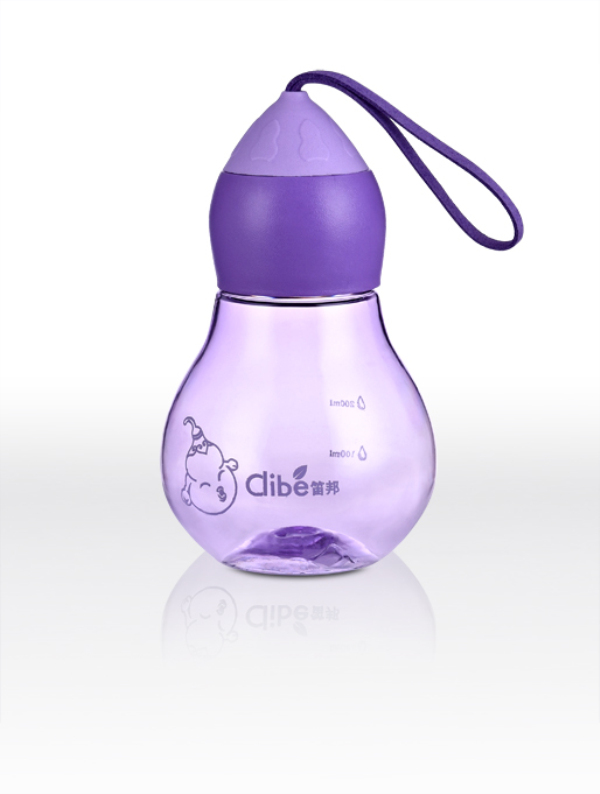 Gourd-shaped children's water-absorbing cup, cartoon cup, plastic cup, round cup, fashionable cup, drawstring cup, cute cup, genuine product Specification image