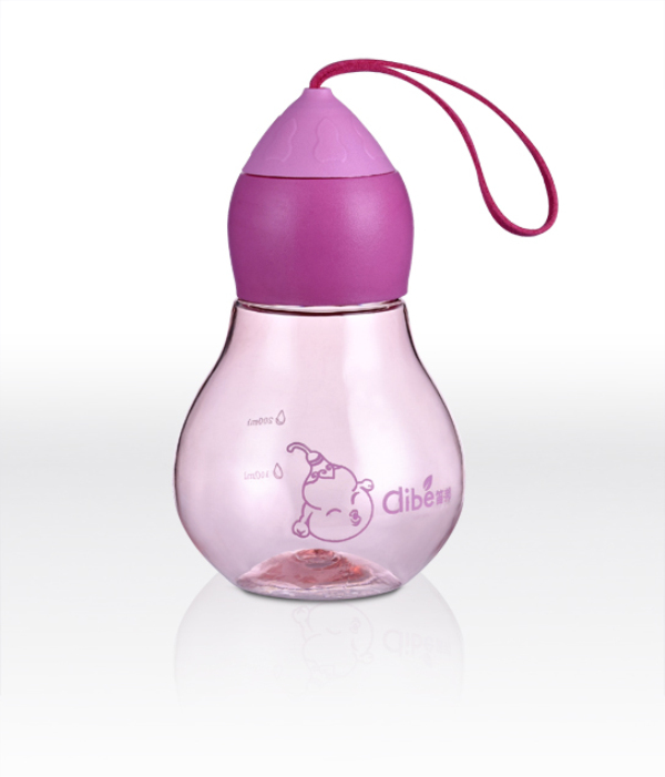 Gourd-shaped children's water-absorbing cup, cartoon cup, plastic cup, round cup, fashionable cup, drawstring cup, cute cup, genuine product details Picture