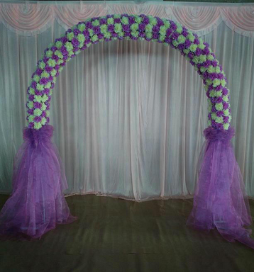 Macro Tree Wedding Props Round All Red Arch U-Shaped Flower Door Hall Wedding Props Wholesale