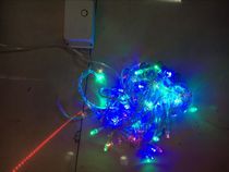Lamp string with controller on rectifier LED9m long 2-way 2-pin plug 100