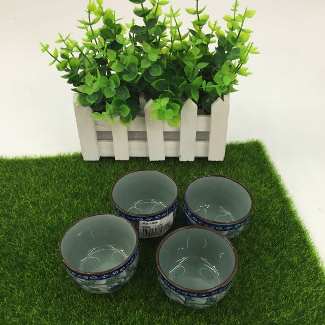 青花小酒杯新款细节图