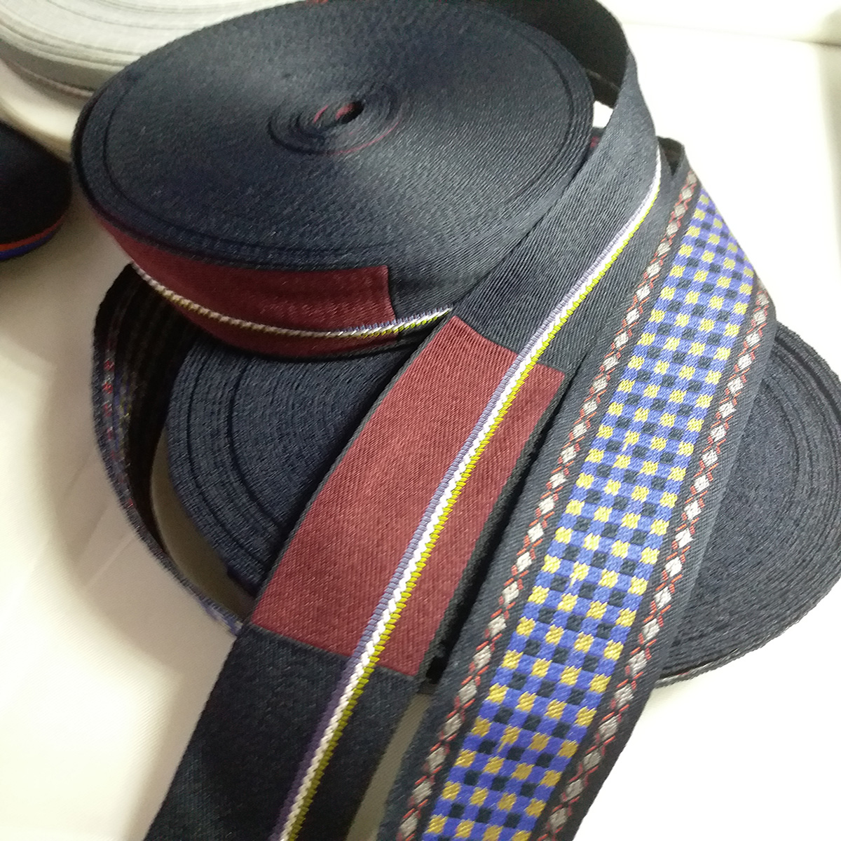 涤纶高强织带 尼龙织带 电脑提货织带细节图