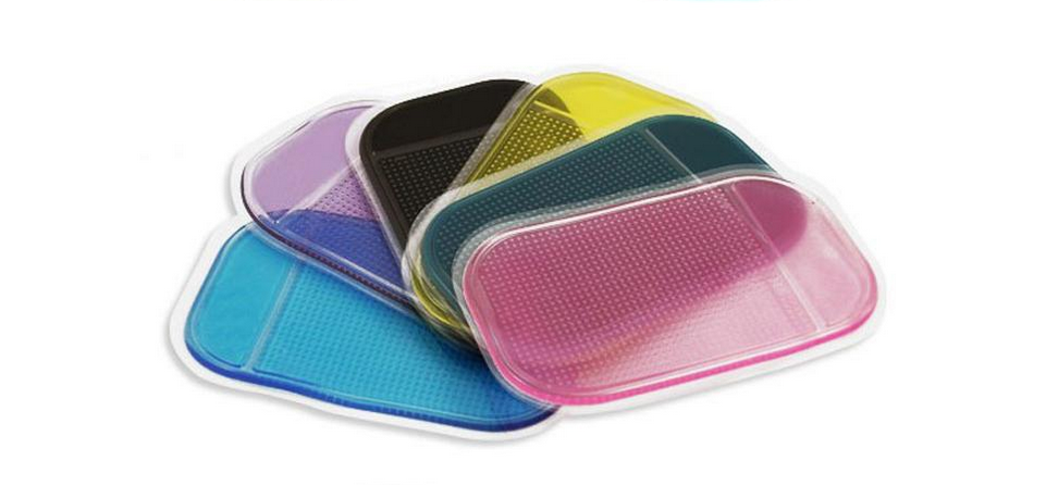 带包装车用小蜘蛛防滑垫硅胶汽车防滑垫手机垫止滑垫汽车用品细节图