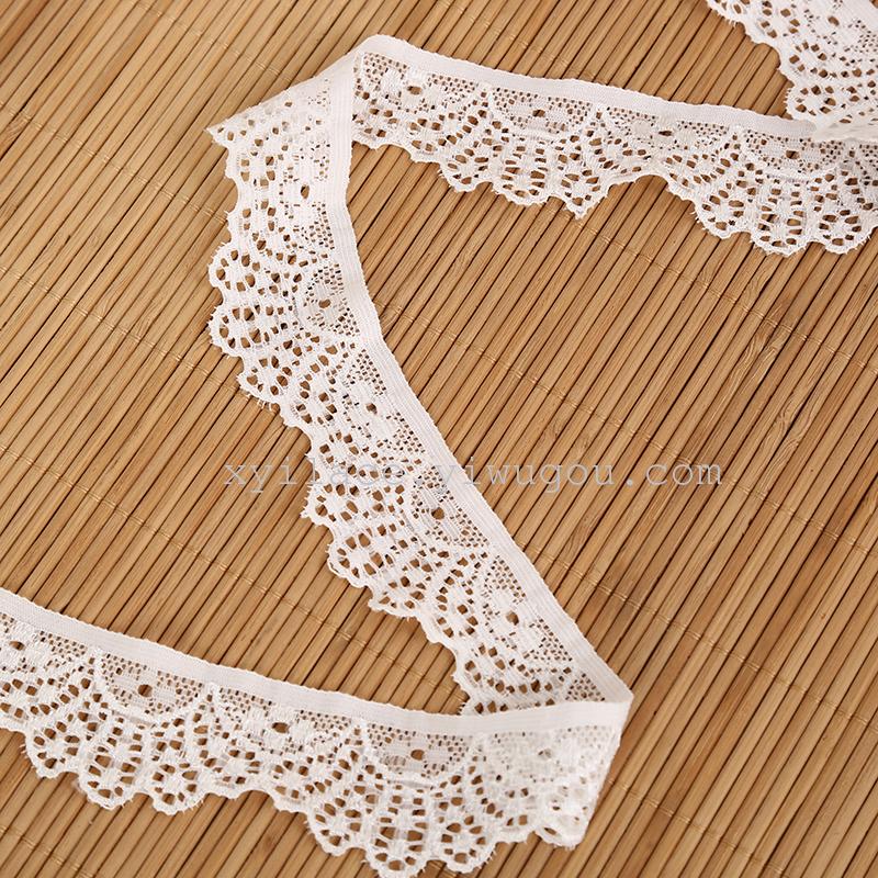 弹力蕾丝花边打底裤安全裤辅料袜子内衣裤服装H1860产品图