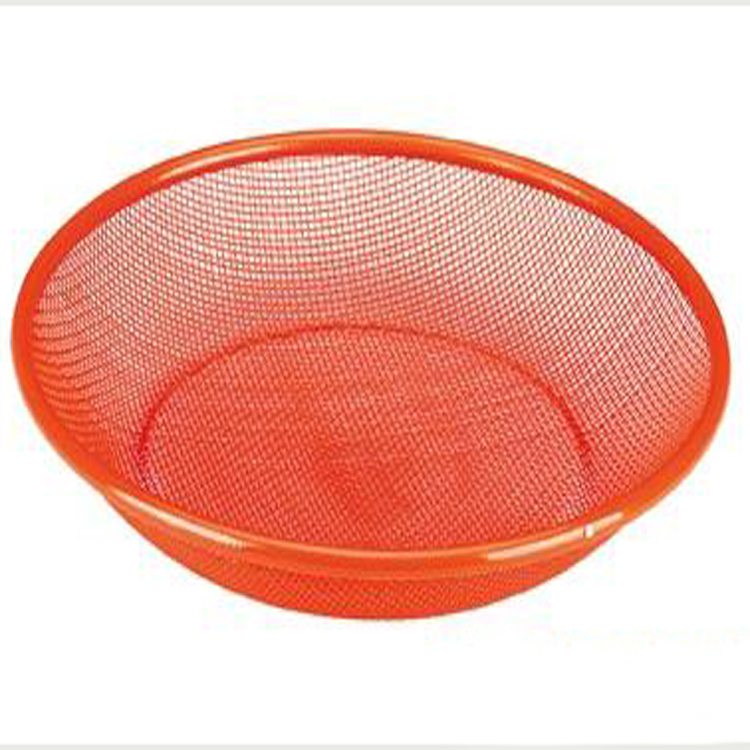 Factory direct sales of various colors of powder-coated net baskets, fruit baskets, draining baskets and rice-washing baskets
