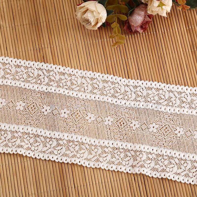 Lace double-sided large lace collar and cuff lace fabric Specification image