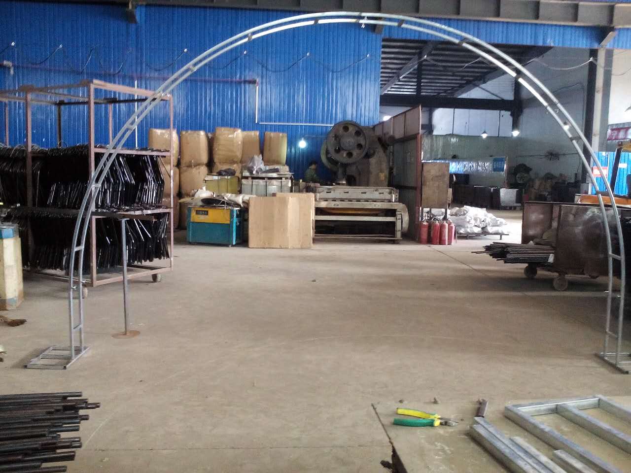New cherry blossom arch frame, iron arch frame background decoration, arch frame decoration, wedding props wholesale Specification image