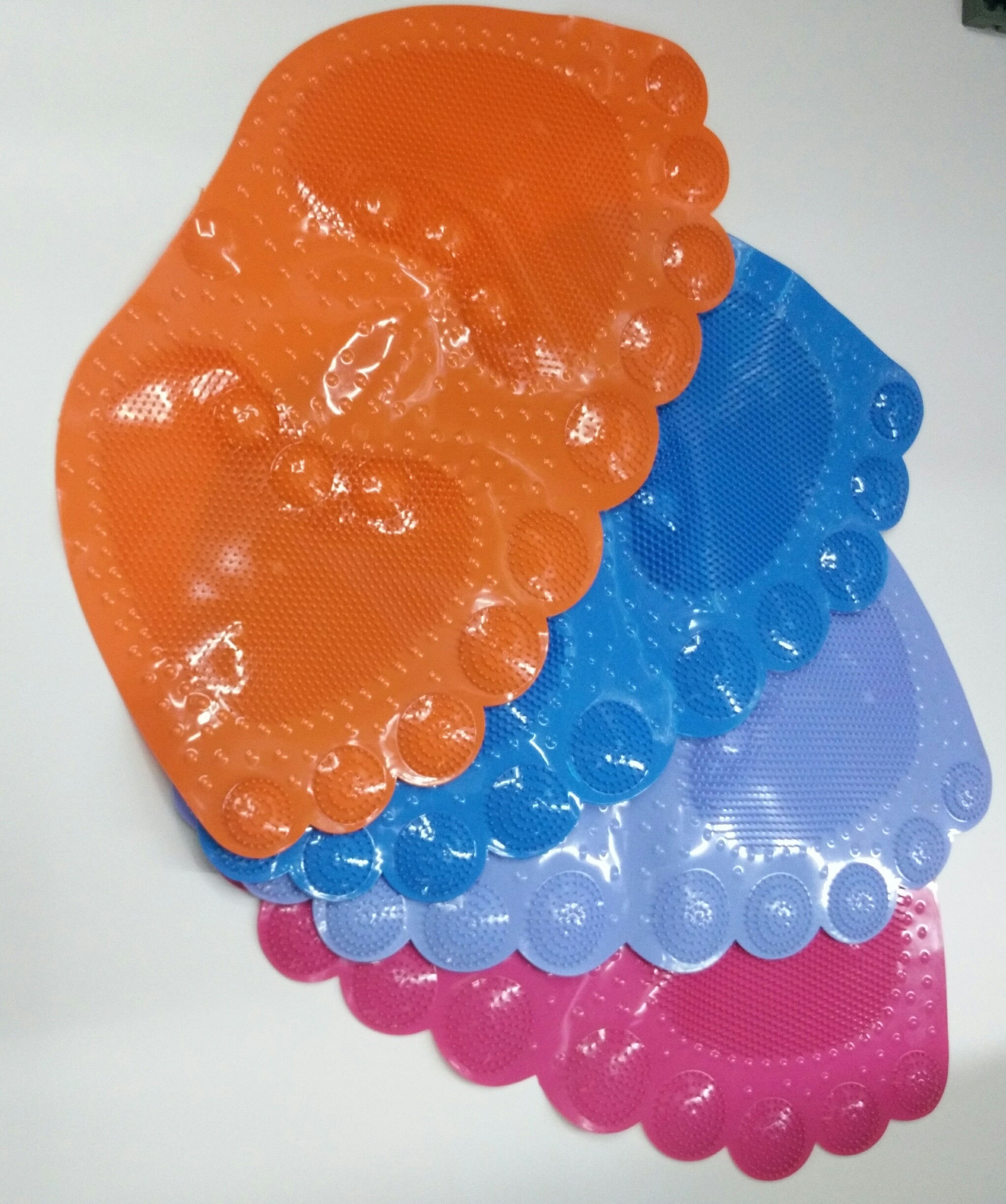 Creative PVC massage feet, bathroom anti-slip floor MATS, foot MATS, waterproof floor MATS, bathtub MATS Specification image