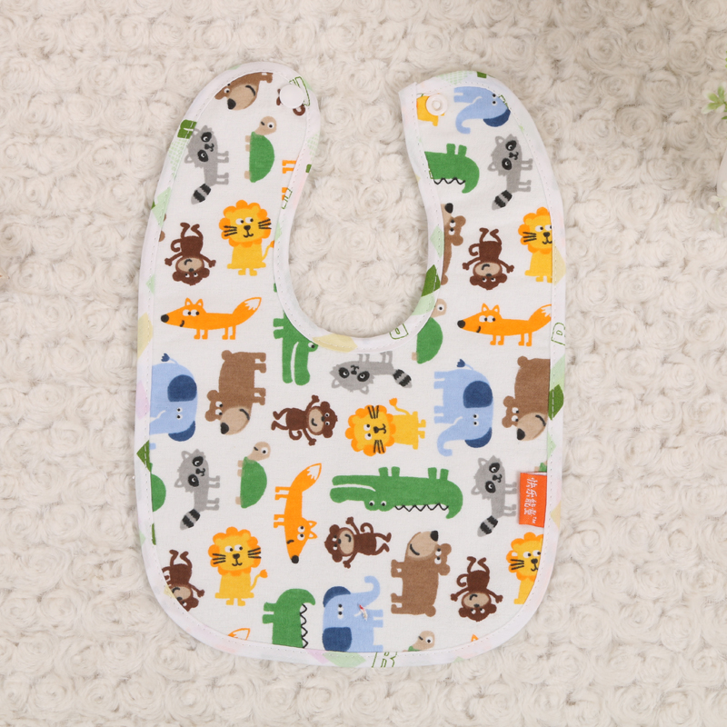 竹纤维围兜儿童围兜 宝宝吃饭围兜 新生婴儿饭兜围嘴详情图3