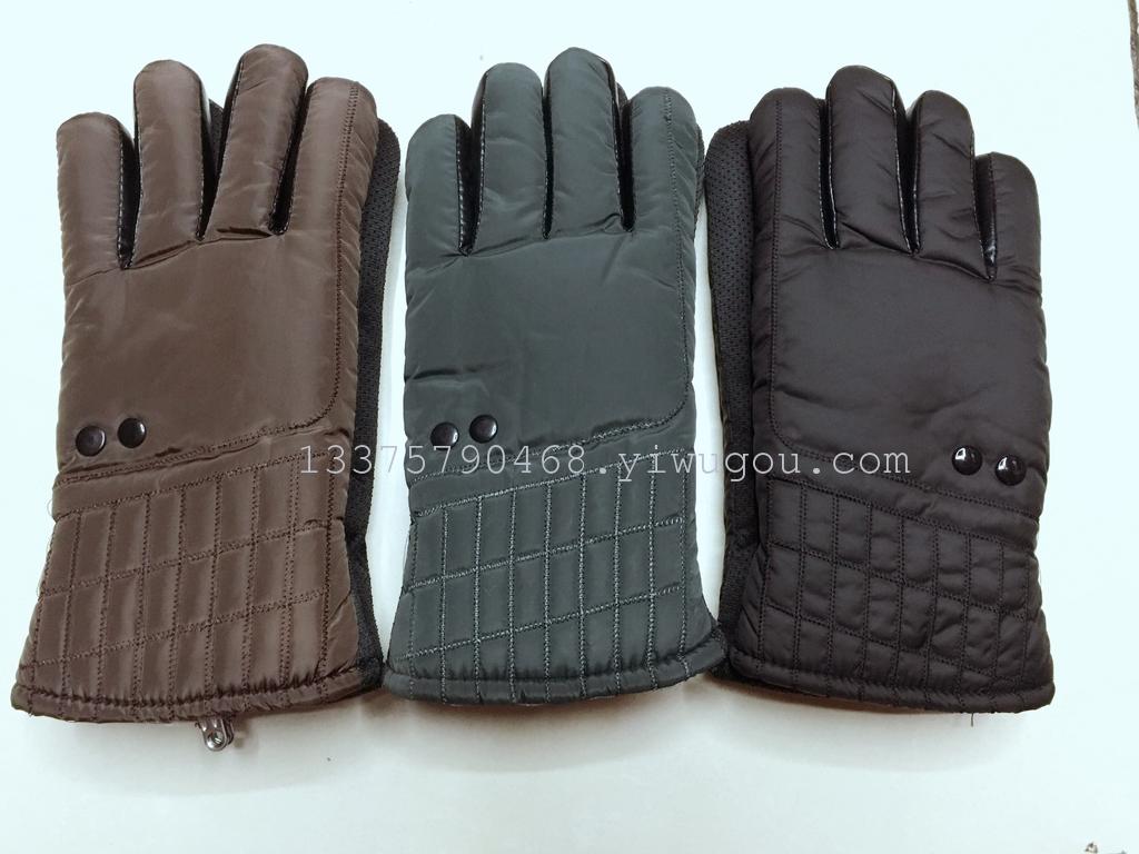 Manufacturers direct 2016 new winter men cloth cotton gloves warm and windproof gloves