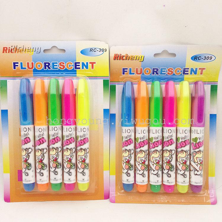 The highlighter RICHENG suction card has 3, 4, 5 and 6 RC-305