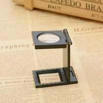 (Jinghui) Factory direct sales foldable 27mm aperture cloth lens magnifying glass 14111