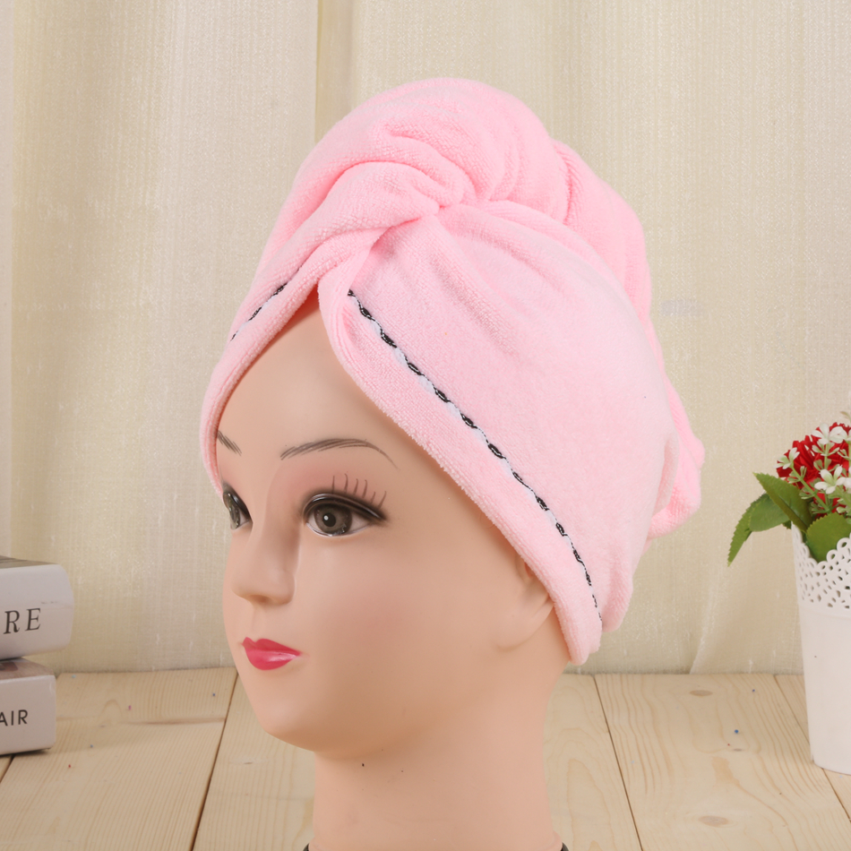 Baiyang length long dry hair cap ultra fino tejido suave y absorbente
