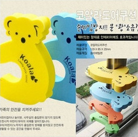 2CM加厚动物造型考拉小熊门卡 宝宝安全门卡 防护安全用品