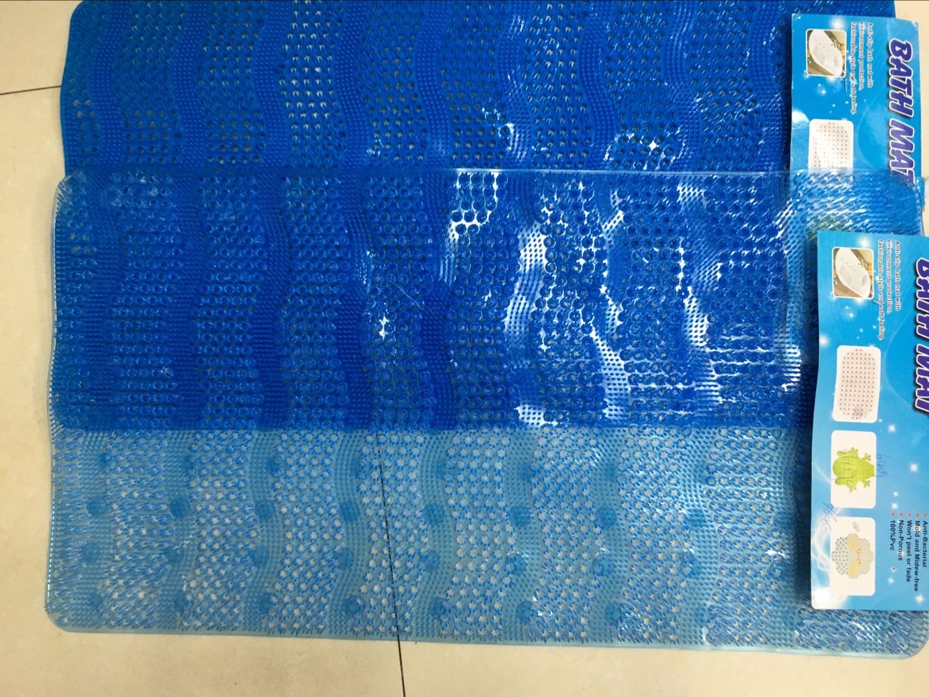 PVC wave grass bathroom mat, anti-slip mat, PVC anti-slip mat, bathroom anti-slip mat, bathtub mat full figure