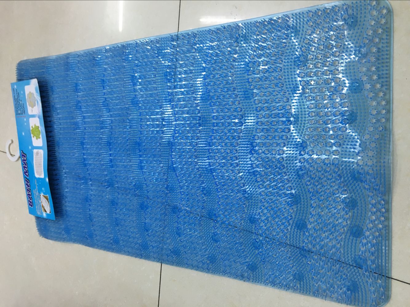 PVC wave grass bathroom mat, anti-slip mat, PVC anti-slip mat, bathroom anti-slip mat, bathtub mat Application Scenario