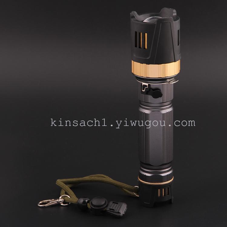 Jinsha poly aluminium alloy battery flashlight 806 flashlight