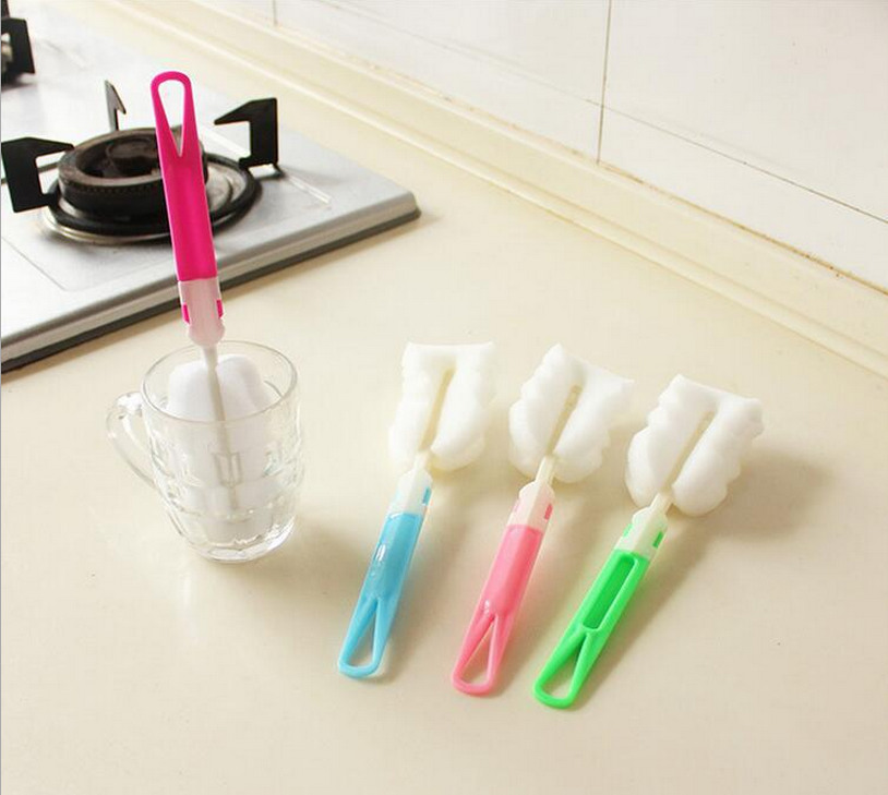 Special cup brush baby milk cup brush thermos cup brush gift cup brush bottle brush sponge brush kitchen cleaning brush