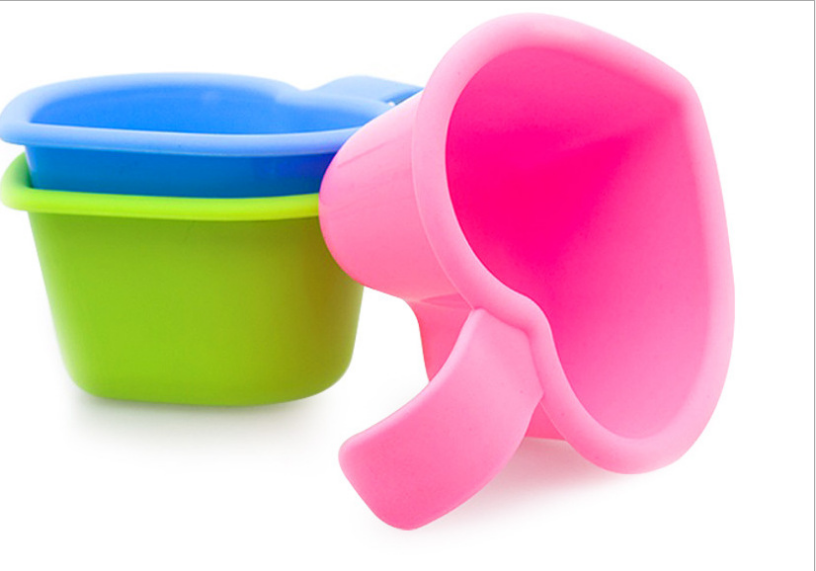 Baby care bath shampoo spoon Children's water spoon plastic shampoo water spoon bathing essential