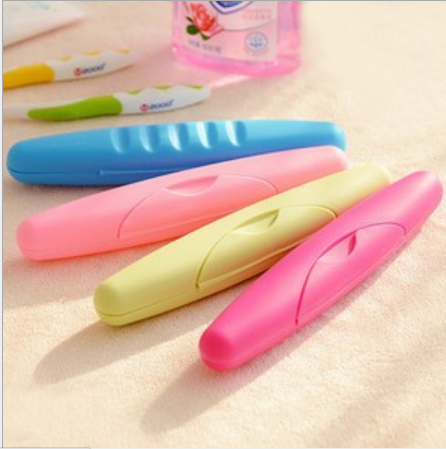 Portable toothbrush case plastic essential toiletry items Toothbrush case travel items