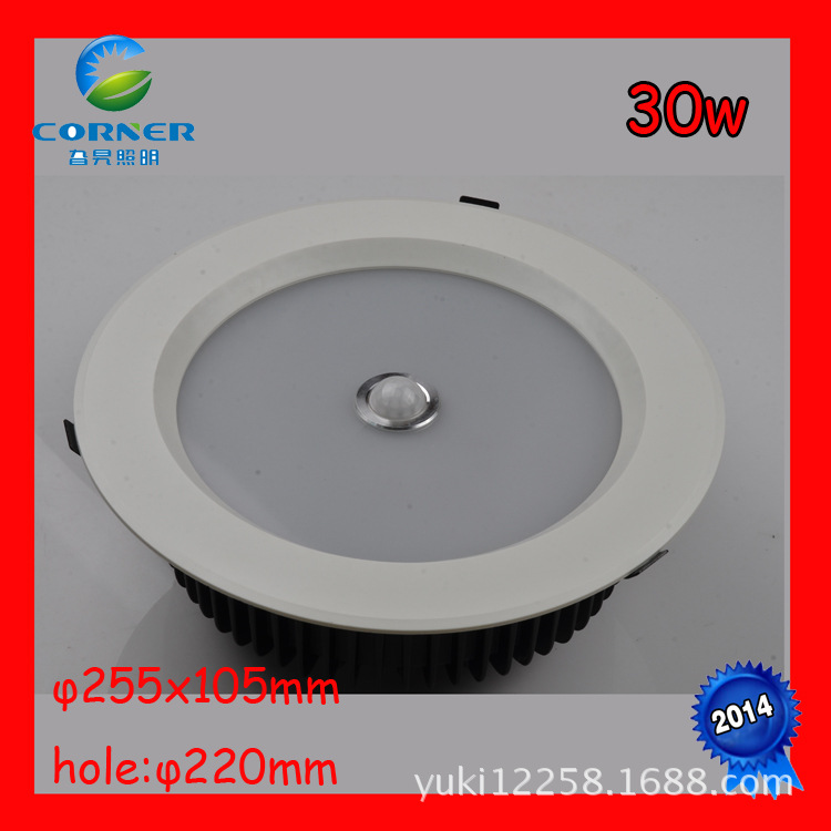 Infrared sensor LED sensor light 18W20W microwave human body sensor down light