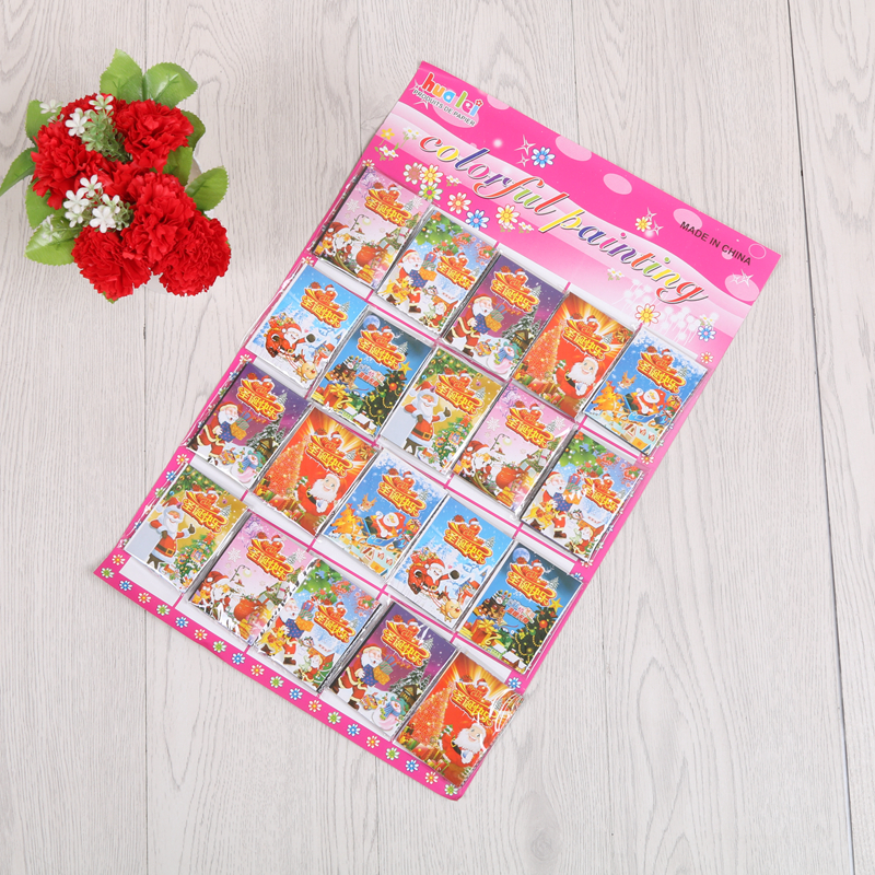 圣诞刮刮画八连宝宝手工制作DIY刮刮画产品图