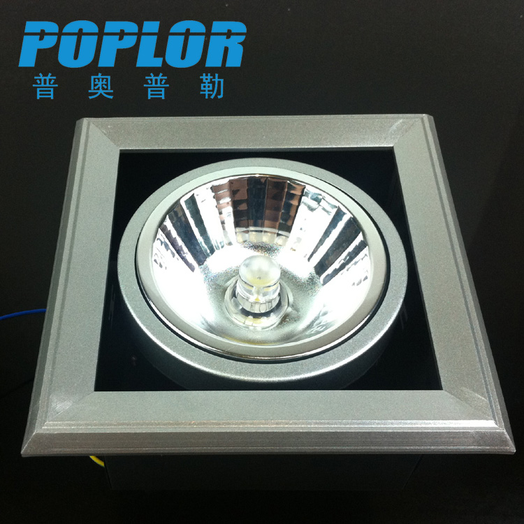 LED Gall light LED grille light 30W single head COB bean gall light Concealed spot light constant current