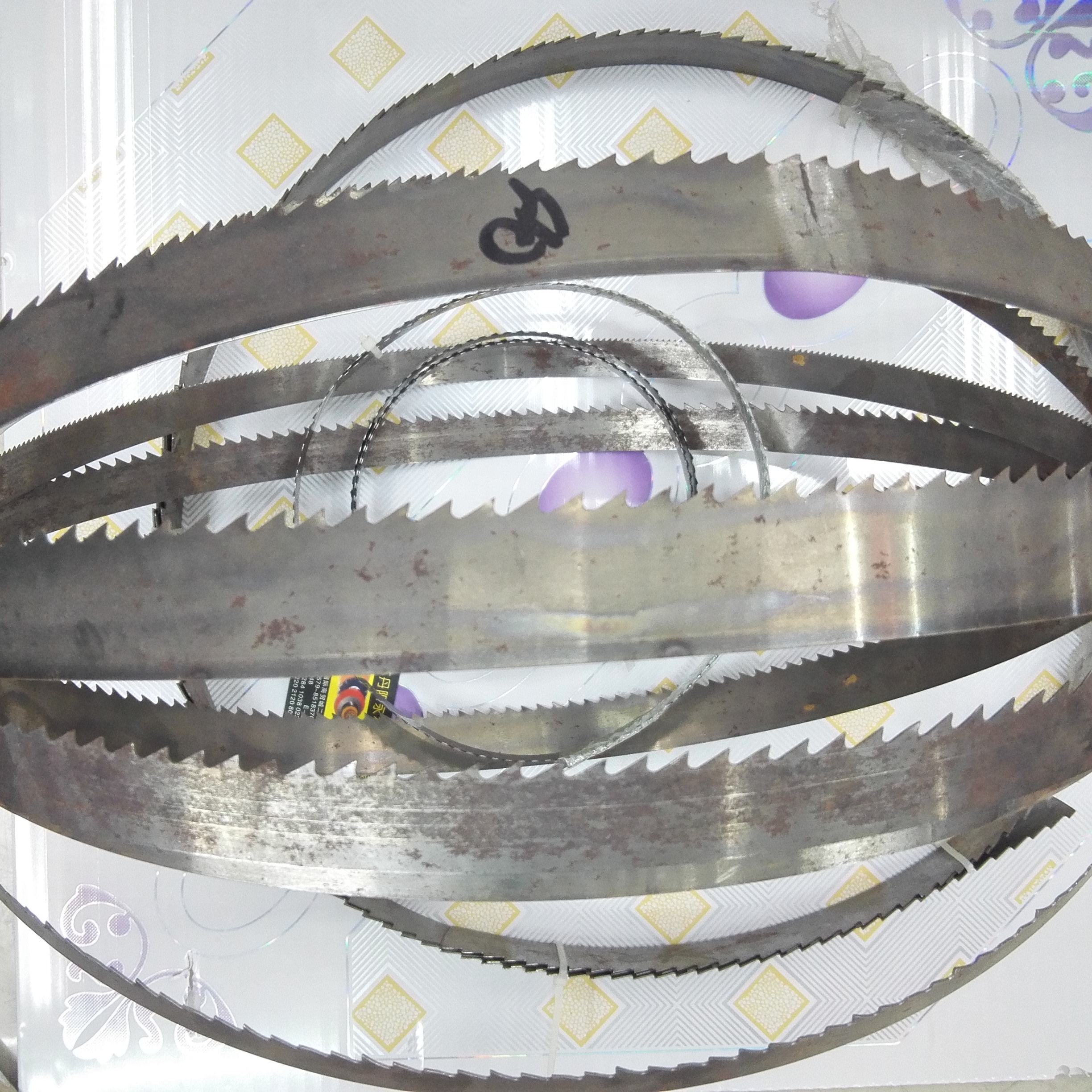 Saw blade, woodworking band saw blade, saw blade for steel pipe and stainless steel pipe machine, double saw blade details Picture