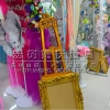 New high-end wedding prop display stand, wooden frame, photo frame, crown welcome stand, white and gold wedding props Application Scenario