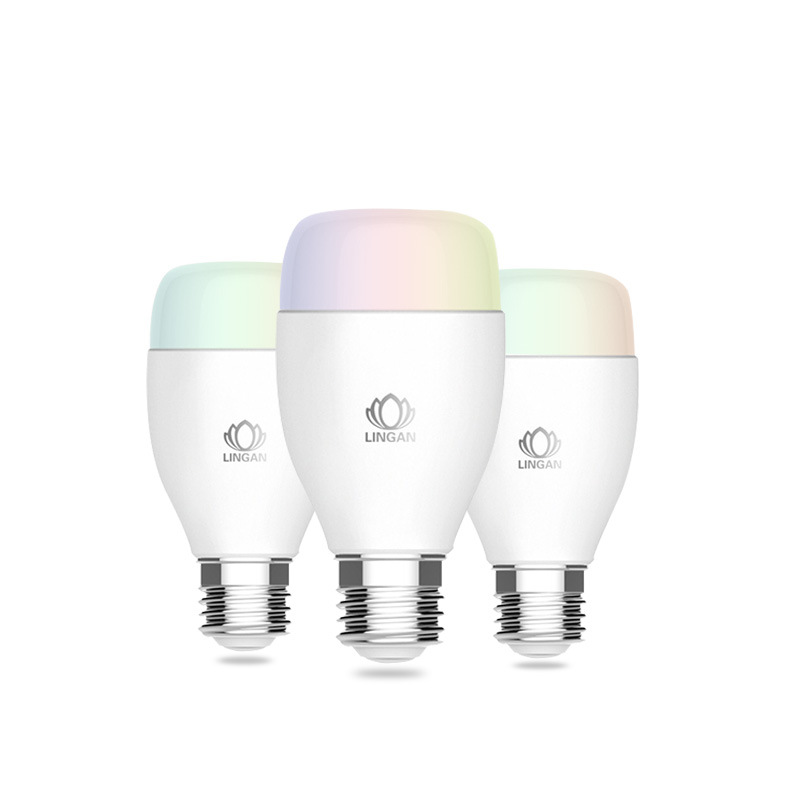 Led smart bulb ZigBee energy-saving lamp E27 screw mobile phone remote control