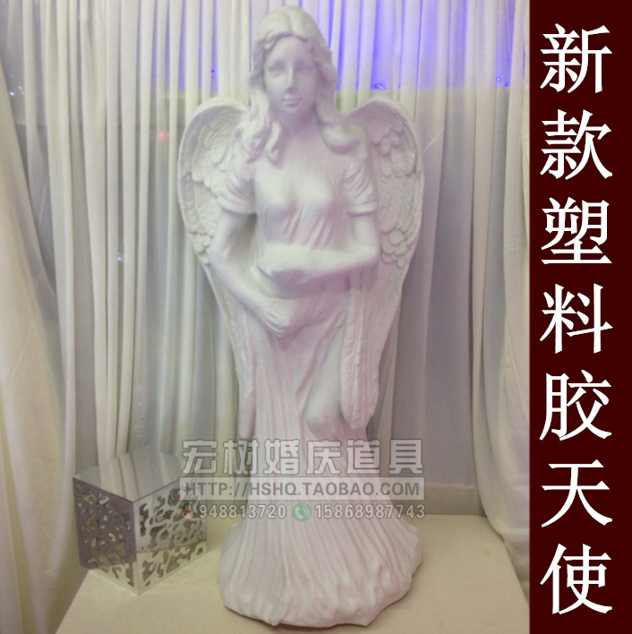 特价 塑料胶天使 婚庆背景天使 仿真天使装饰 罗马天使 婚庆