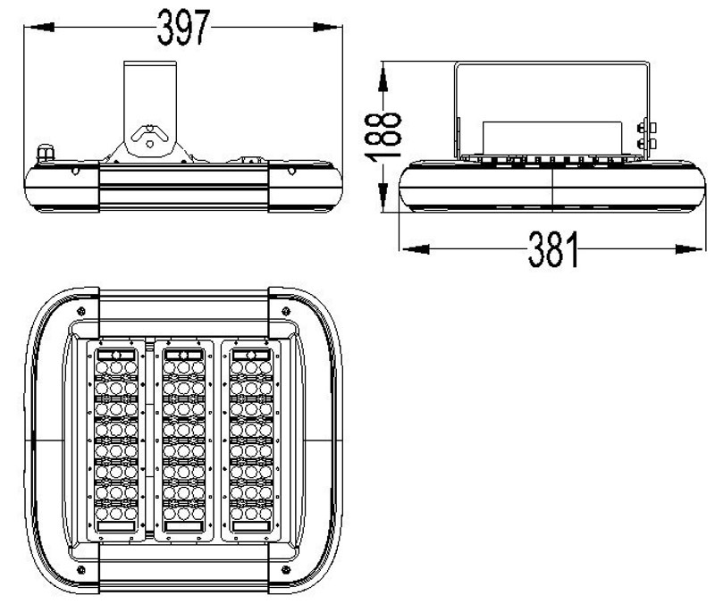 مصابيح LED في نفق LED لإضاءة LED الإضاءة Specification image