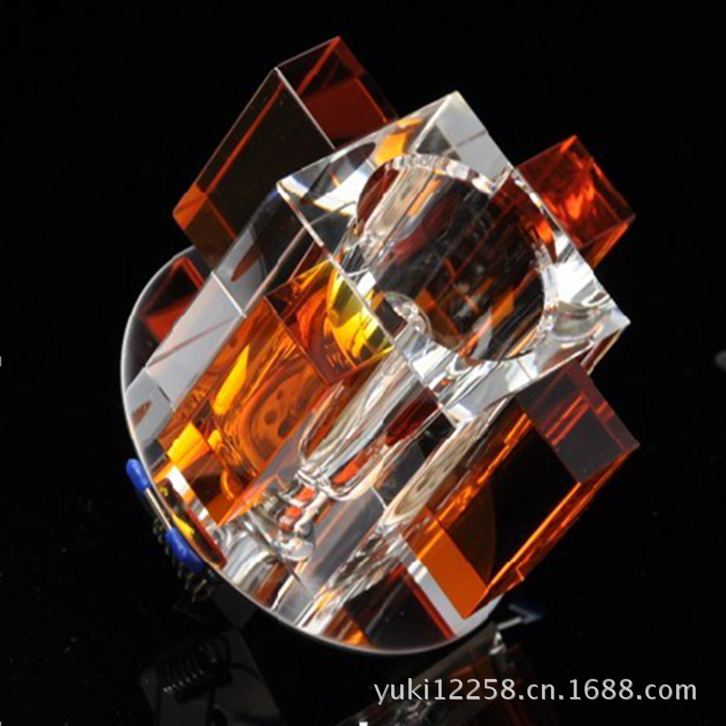 مصابيح كريستال بلورية من طراز LED Colline من نوع جديد من مصابيح اللونين اللون من طراز Tye 3W details Picture