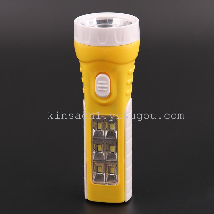 Jinsha poly solar energy home essential plastic manufacturer direct Selling C63 flashlight