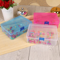 Plastic box Empty box Clear jewelry storage box Cosmeceuticals jewelry storage box