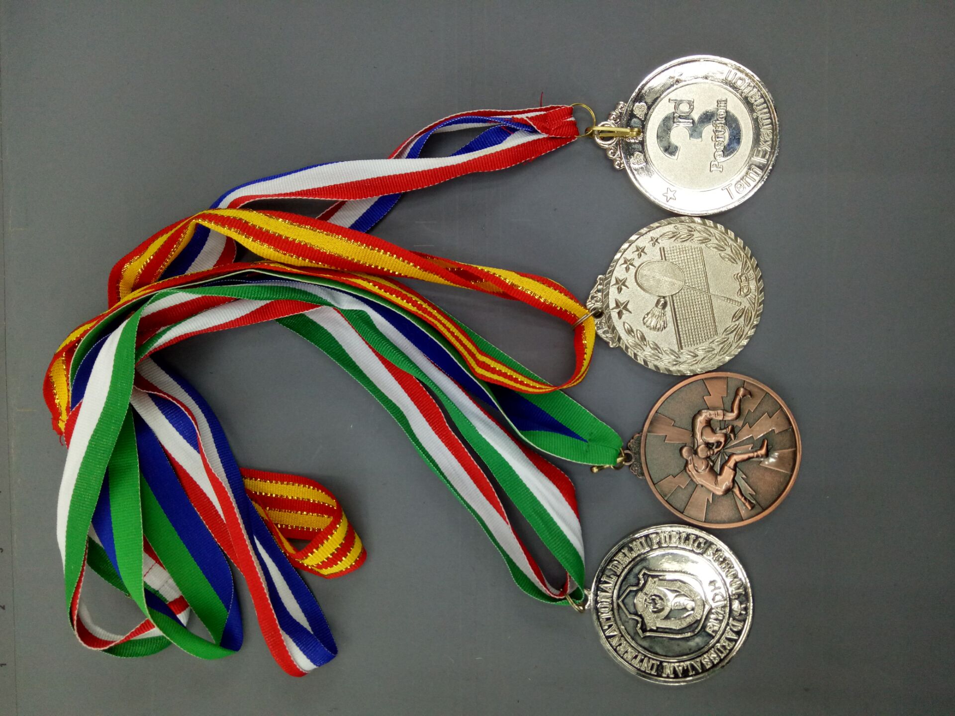 Senior gold, silver and bronze