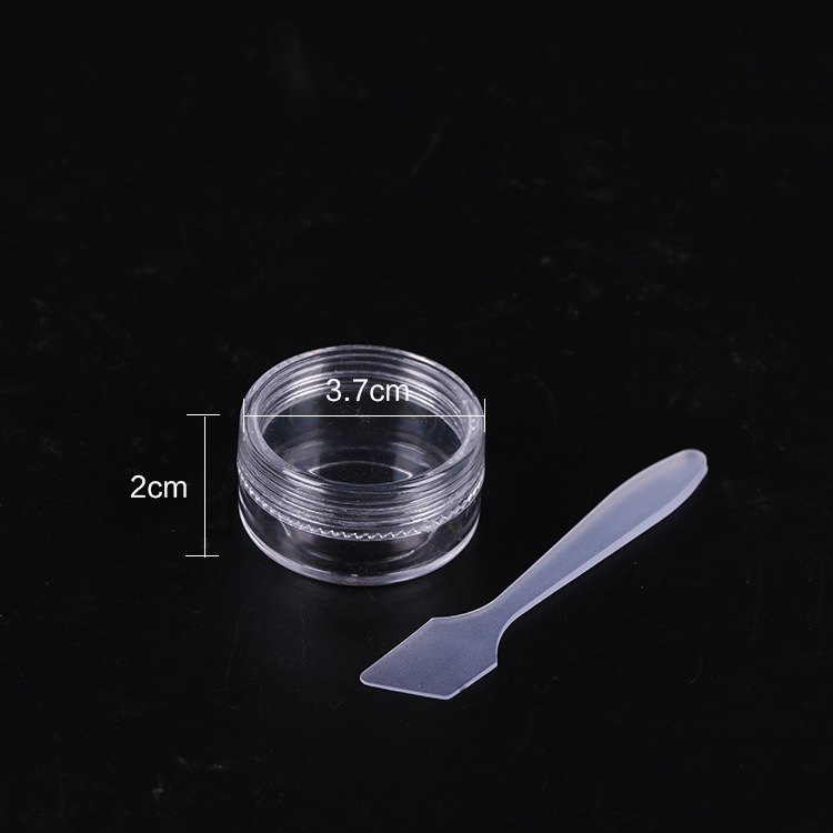 Cylindrical plastic box Storage box Makeup box Jewelry box thumbnail