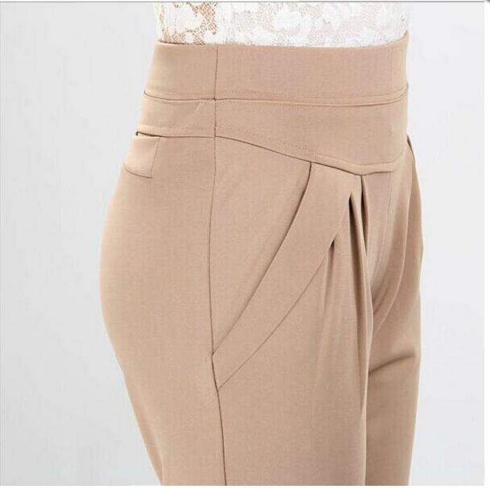 Harun pants, casual pants, spring style Korean trendy long pants, small feet, high waist, plus-size women's wear, slimming, slimming women Specification image