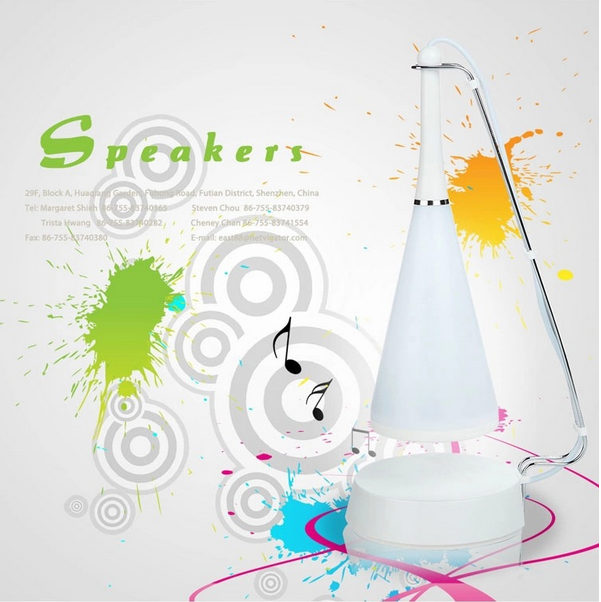 创意触摸调节usb充电台灯音响台灯七彩夜灯音箱