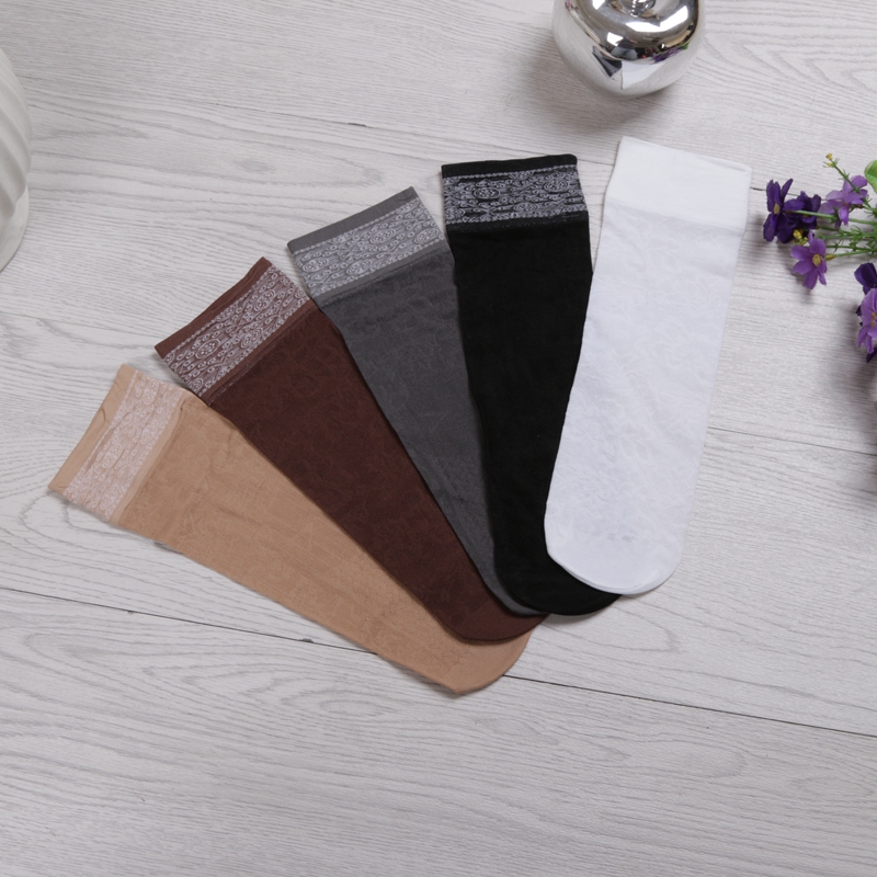 舞蝶欢鹿短袜提花春夏新品精梳棉短筒袜提字休闲短袜产品图