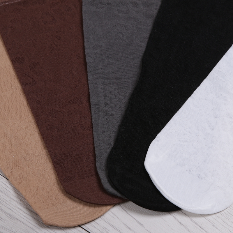 舞蝶欢鹿短袜提花春夏新品精梳棉短筒袜提字休闲短袜细节图