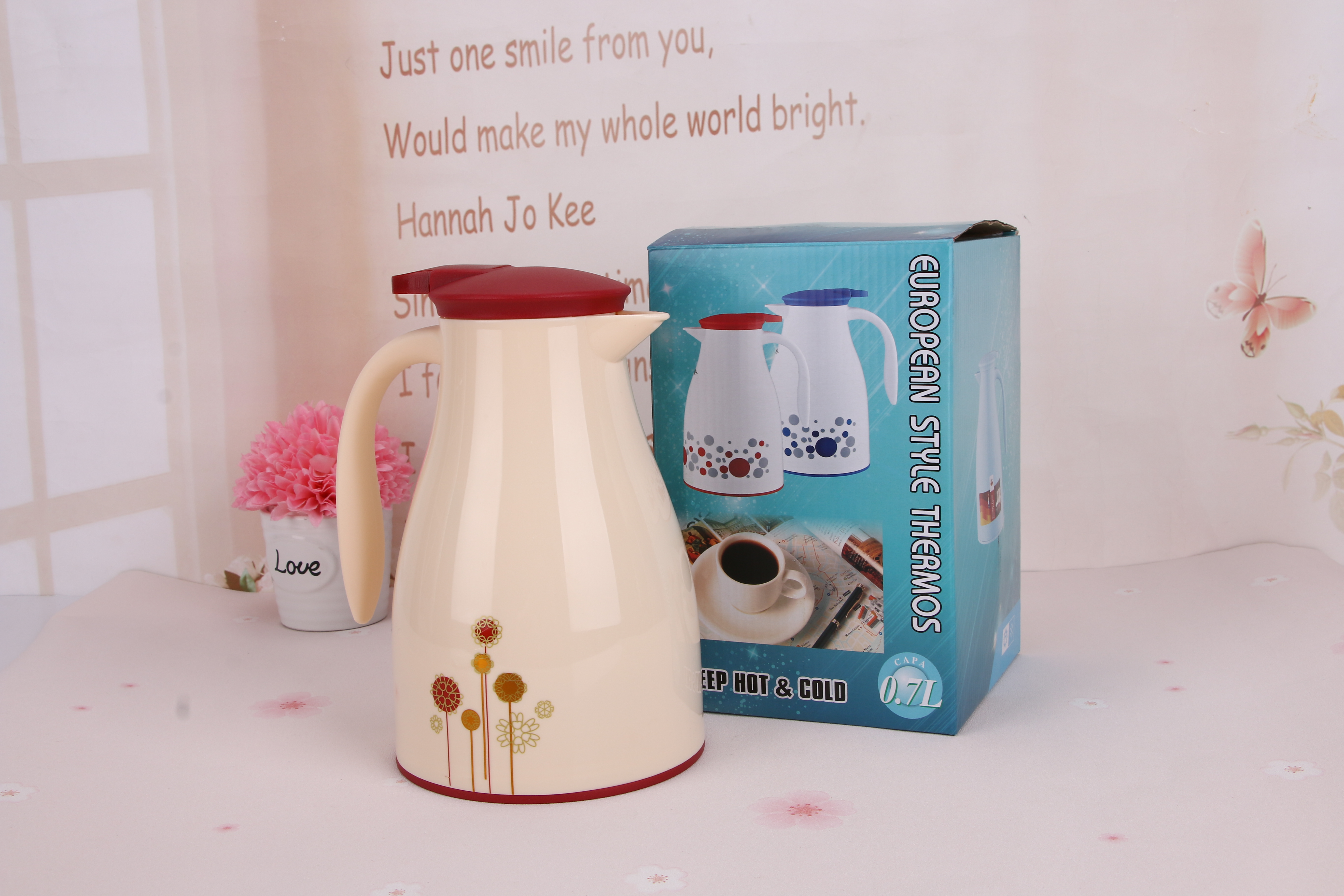 Vacuum glass inner thermos thermos thermos thermos thermos thermos thermos kettle 1L coffee pot