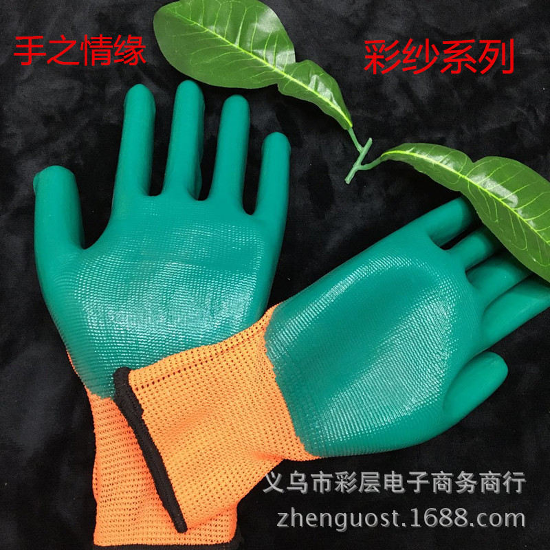 13-Pin Nylon Nitrile Oil-Proof Rubber Gloves Protective Gloves Products Protective Gloves Manufacturers Application Scenario