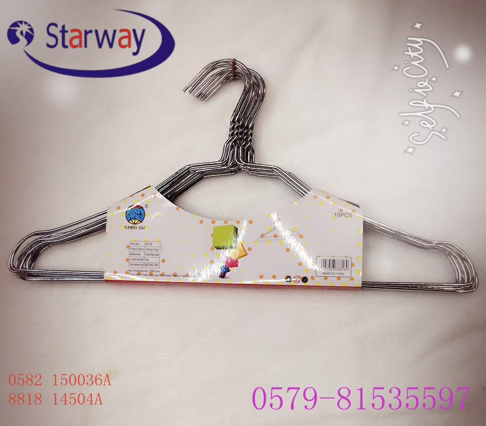 610g plated coat hanger Stainless steel coat hanger thumbnail