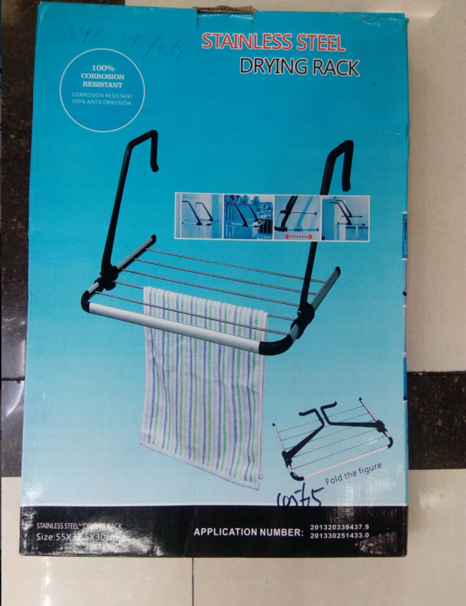 STAINLESS STEEL multifunctional shelving Creative balcony shelving