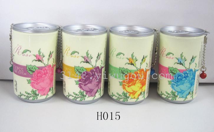 新款彩色系太阳花可乐罐30片抽取式柔湿巾出门旅游必备神器