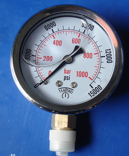 Pressure gauge Foreign trade pressure gauge Y100 stainless steel pressure gauge